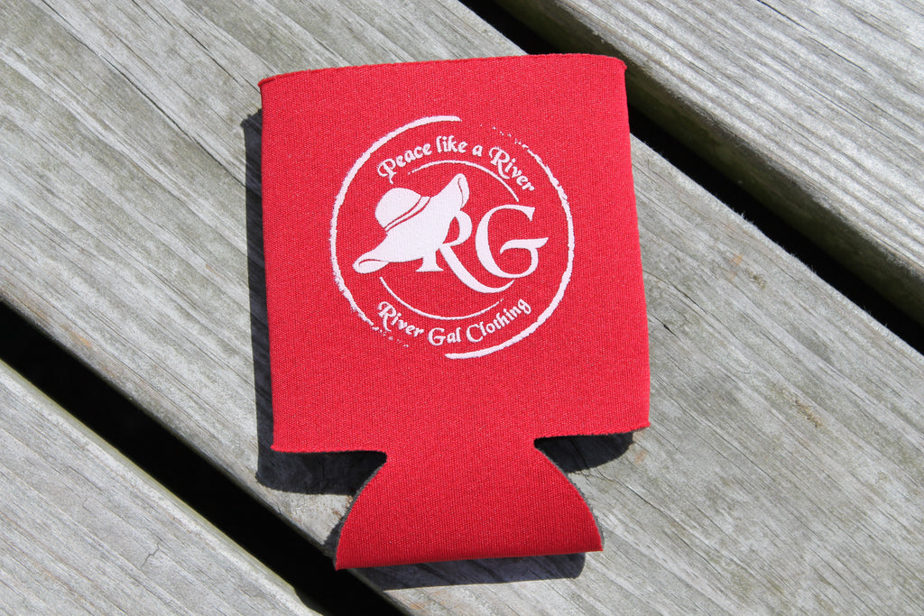 Red Can Koozie